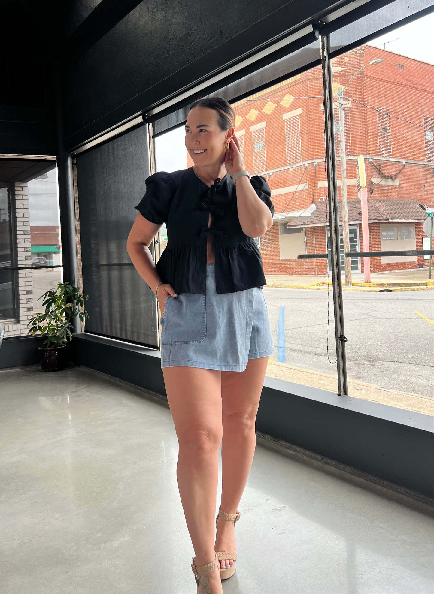 Twill Skort
