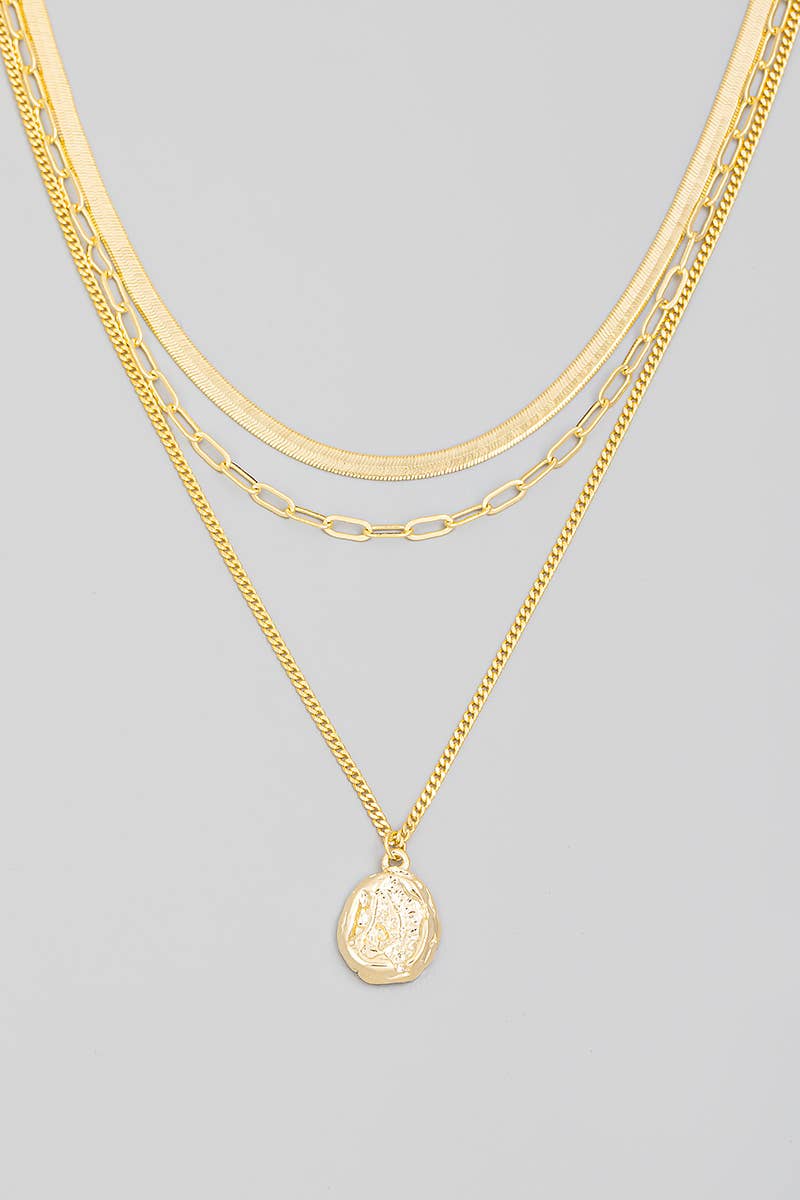 Layered Pendant Necklace