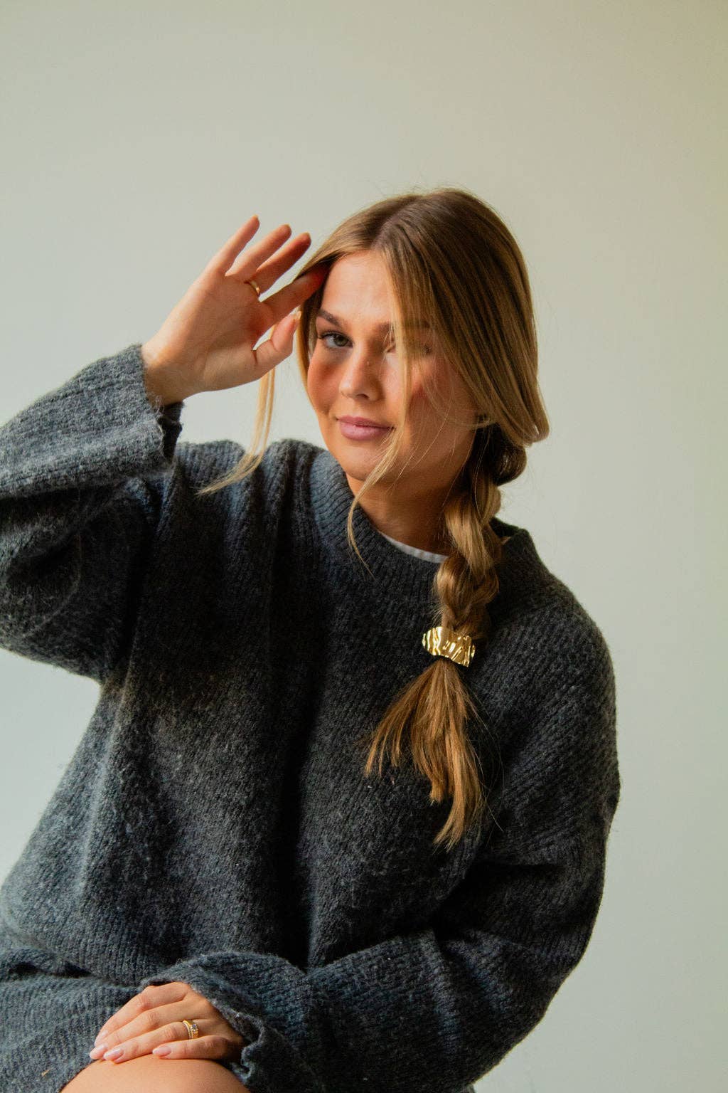 Crinkled Ponytail Cuff
