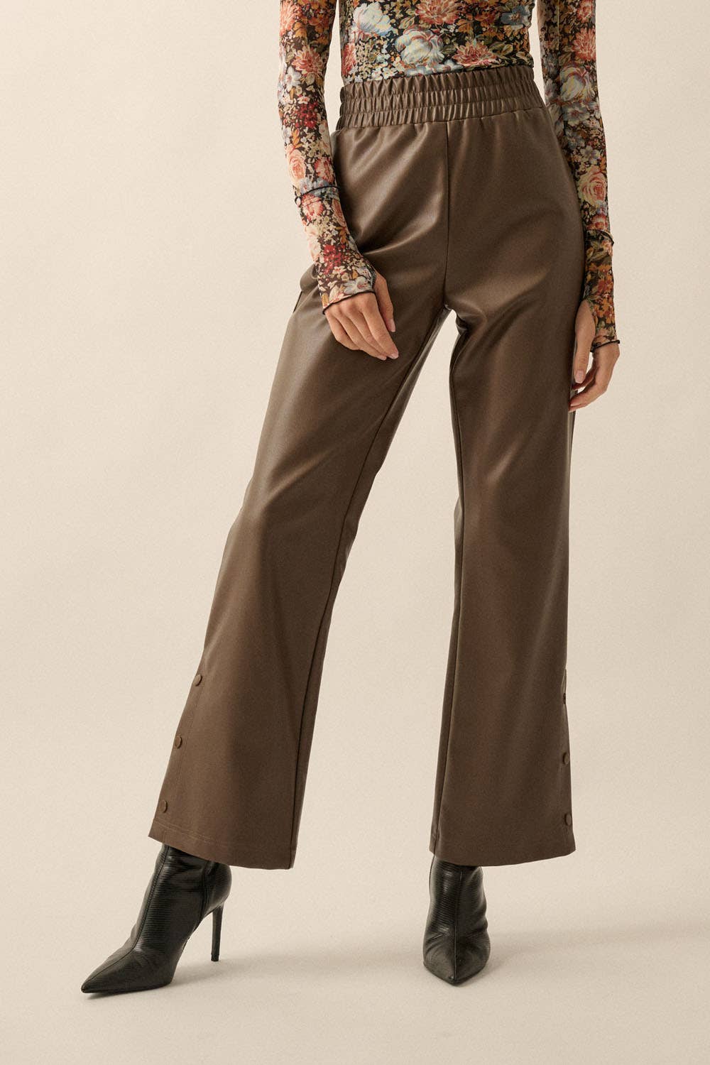 Faux Leather Pants