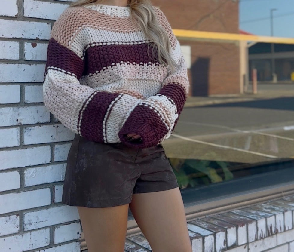 New Chapter Leather Shorts