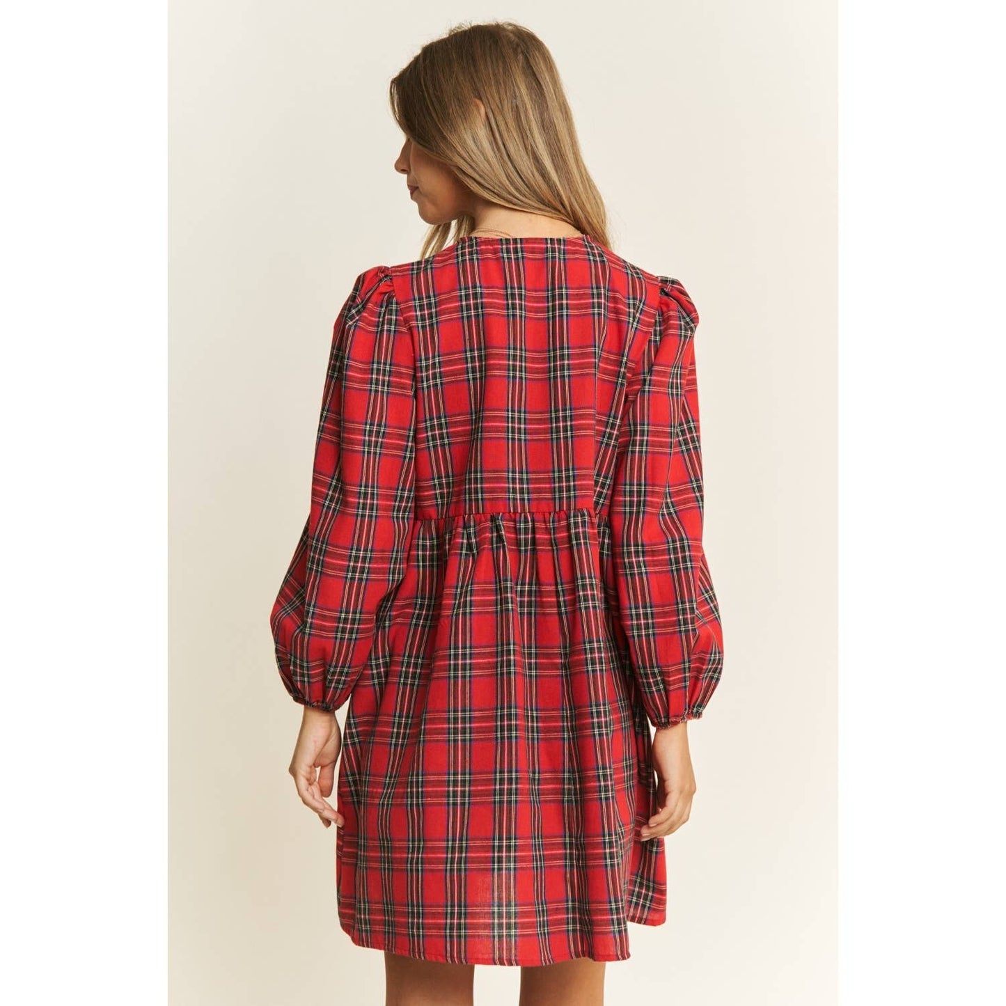 Christmas Bow Mini Dress