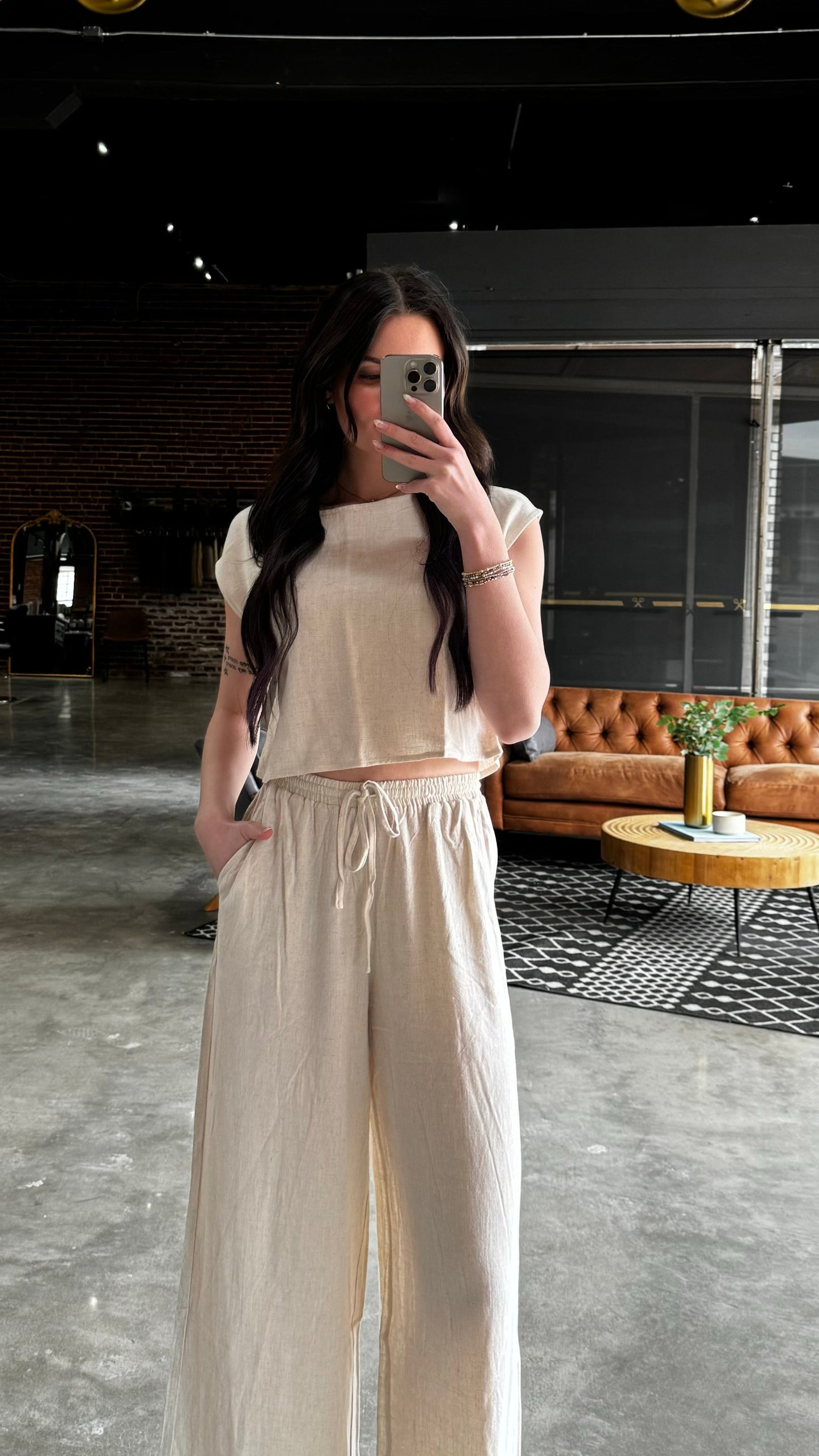 Daydream Linen Sleeveless Top