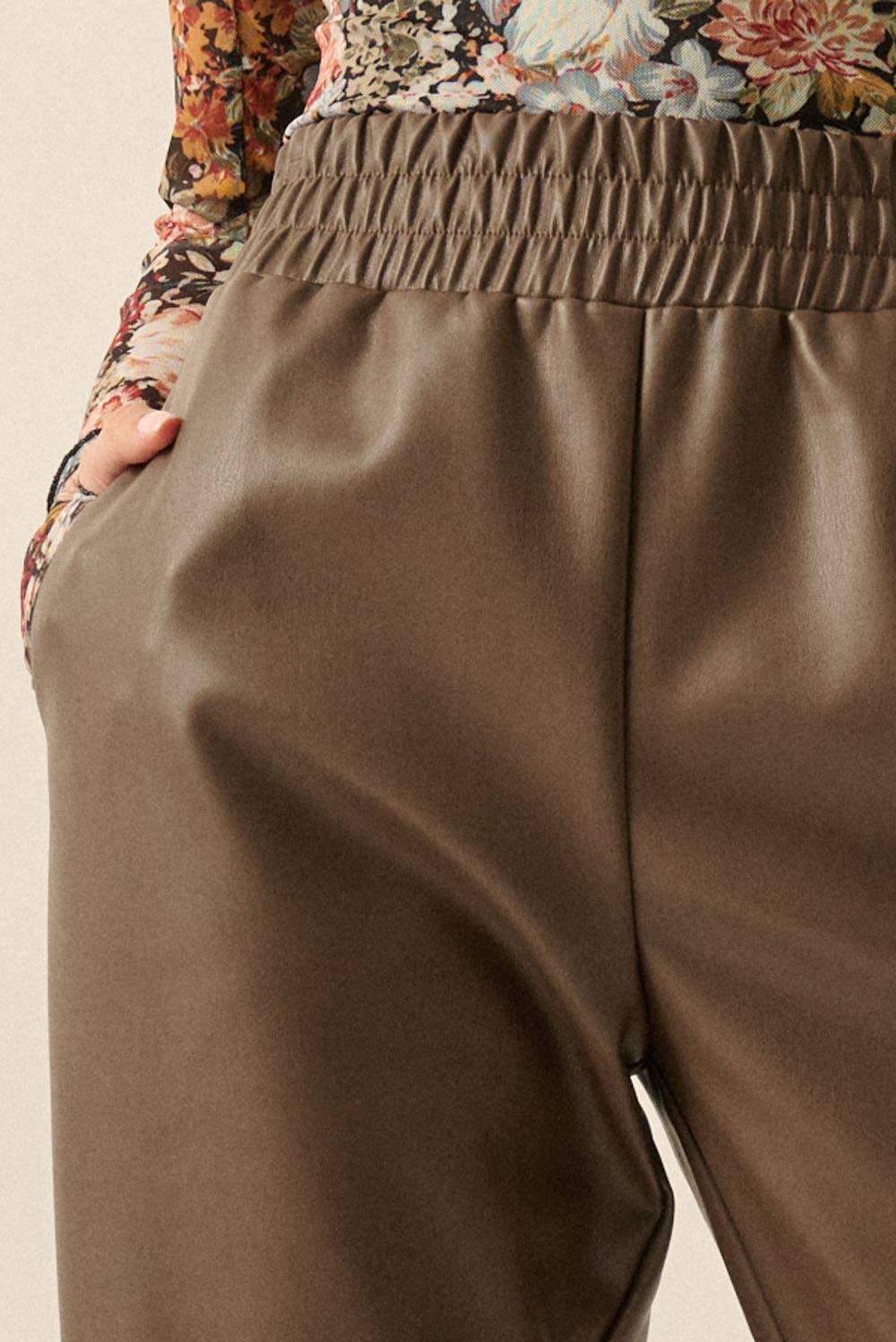 Faux Leather Pants