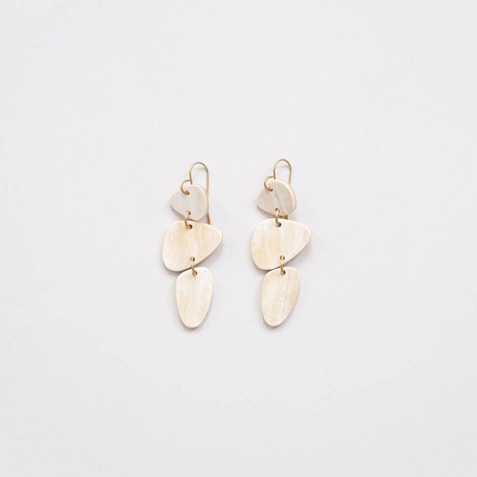 Stacked Stone Earrings