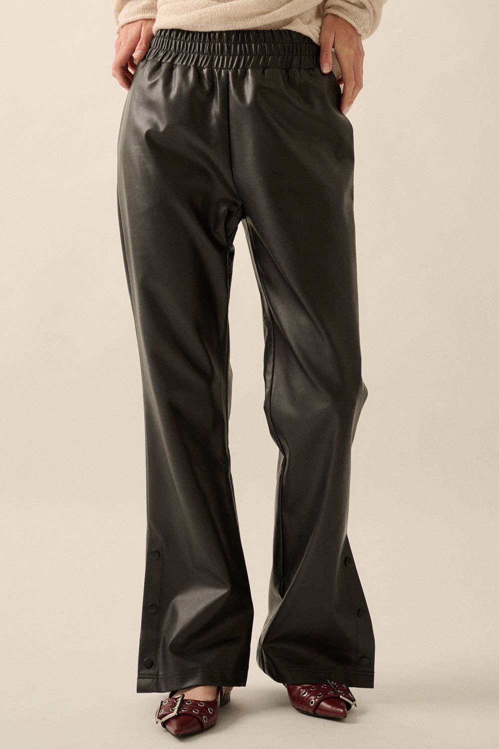 Faux Leather Pants