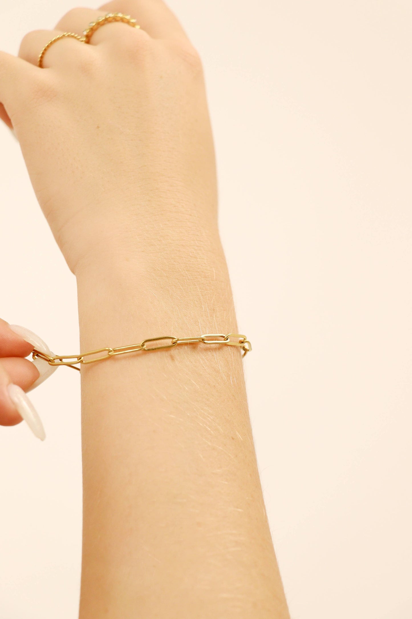 Layla Paperclip Chain Bracelet