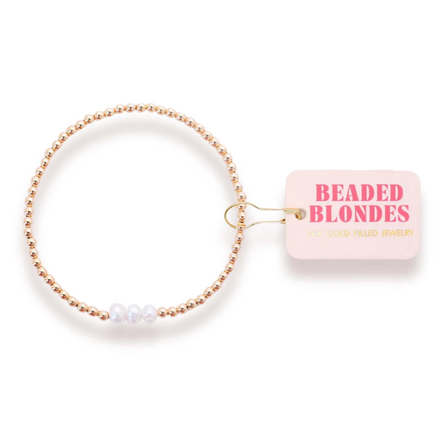 Beaded Blondes Harper Bracelet-Gold