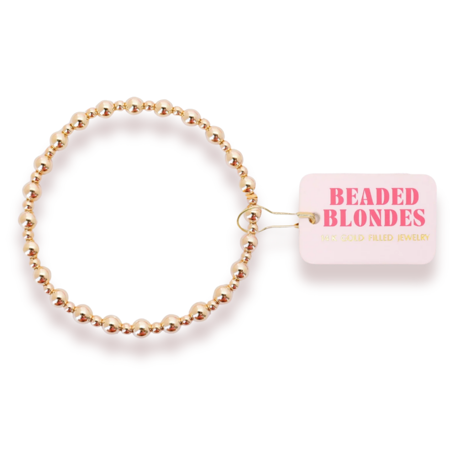 Beaded Blondes Katy Bracelet-Gold