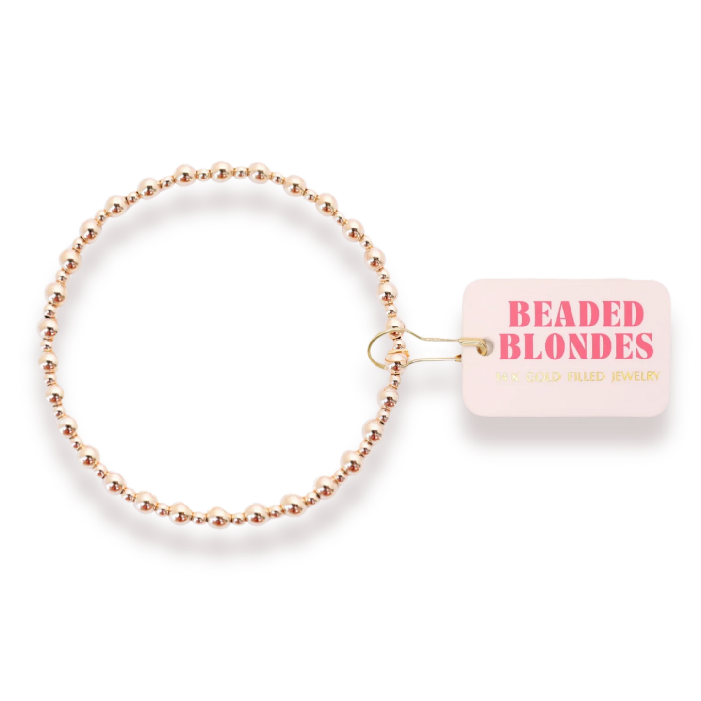 Beaded Blondes Mini Katy Bracelet-Gold