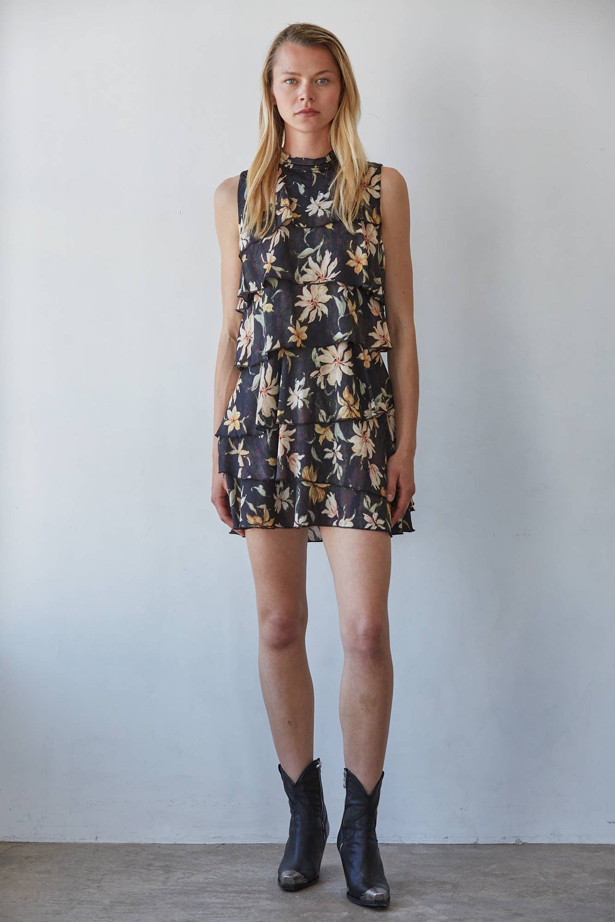 The Wildflower Mini - Women's Floral Sleeveless Mini Dress
