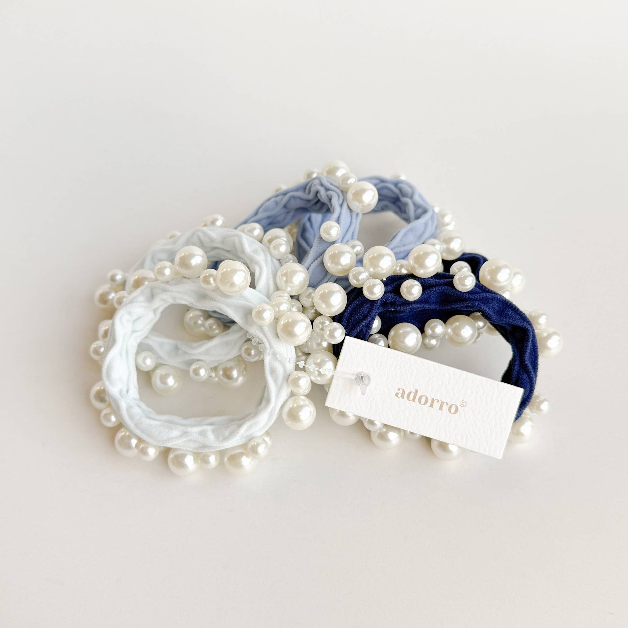 Coastal Pearl Hair Ties (Set of 6)