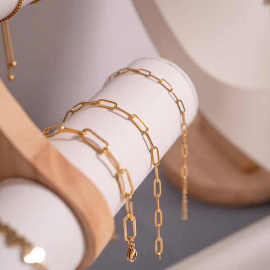 Layla Paperclip Chain Bracelet