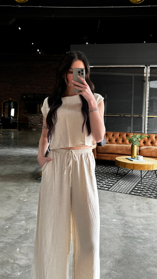 Daydream Linen Sleeveless Top