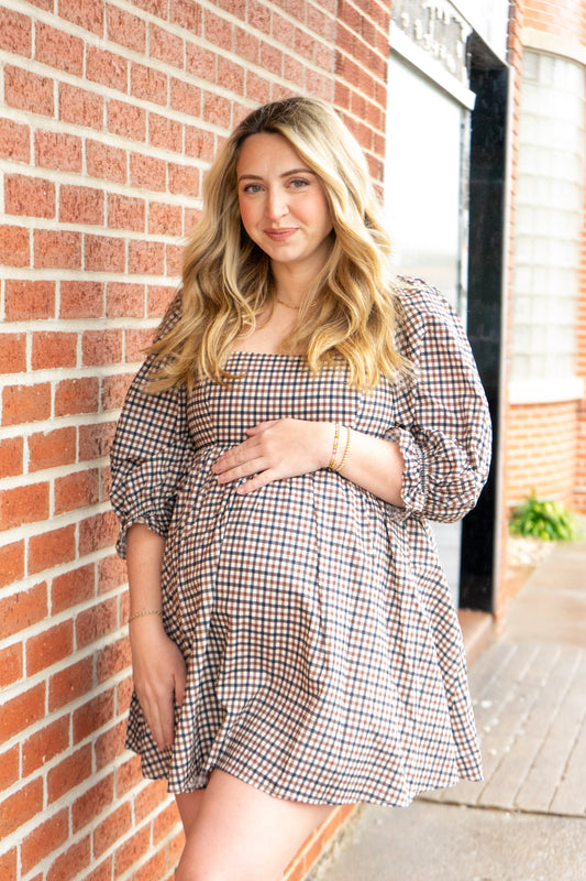 Autumn Check Dress