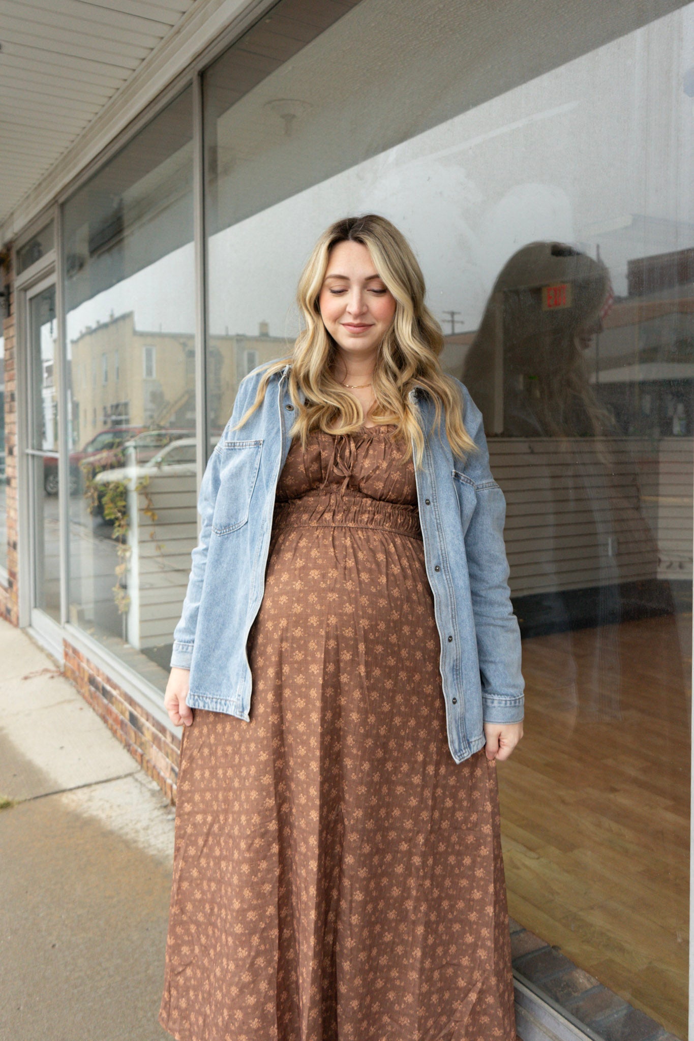 Button Denim Shacket