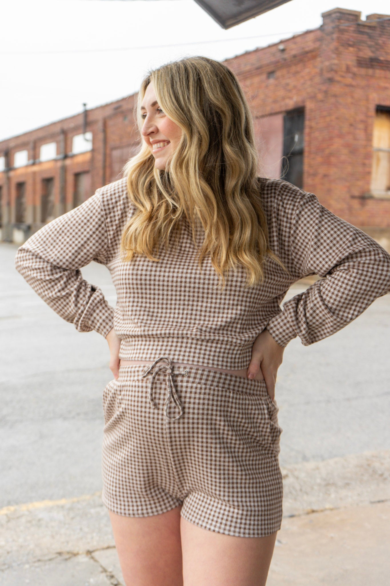 Checkered Lounge Set