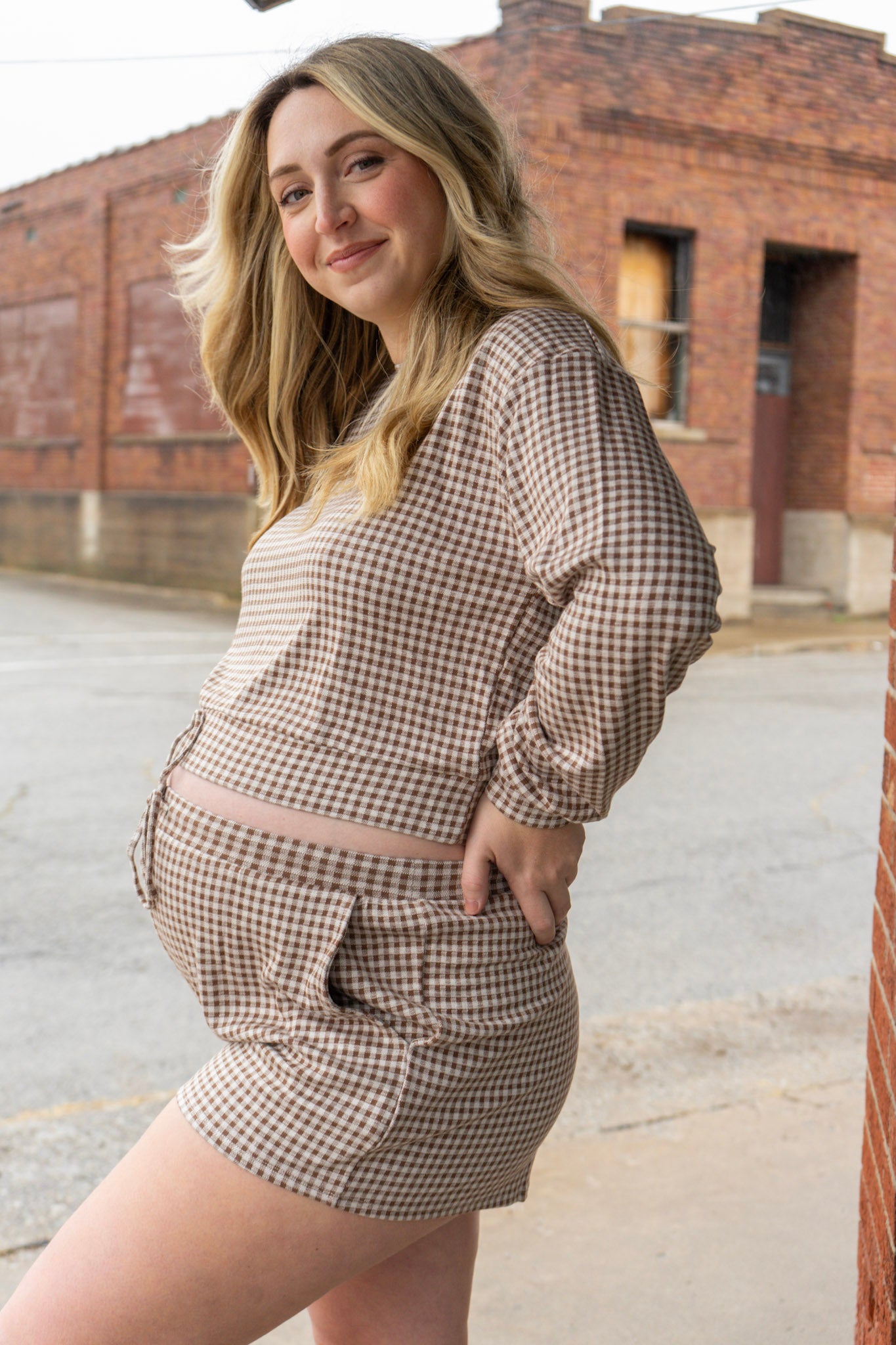 Checkered Lounge Set