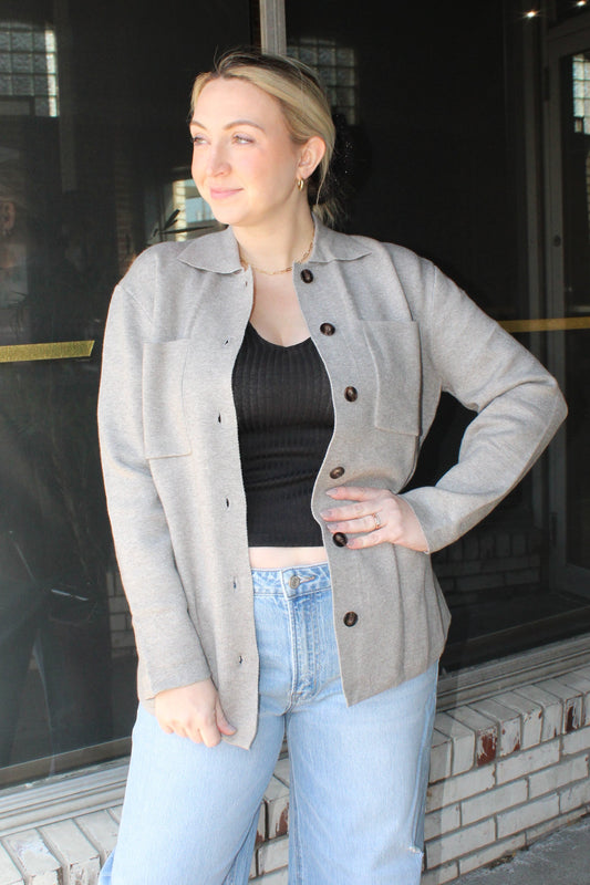 Timeless Gray Cardigan