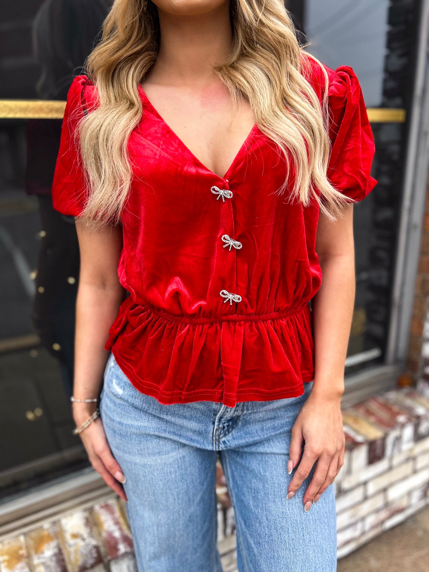 Holiday Velvet Top