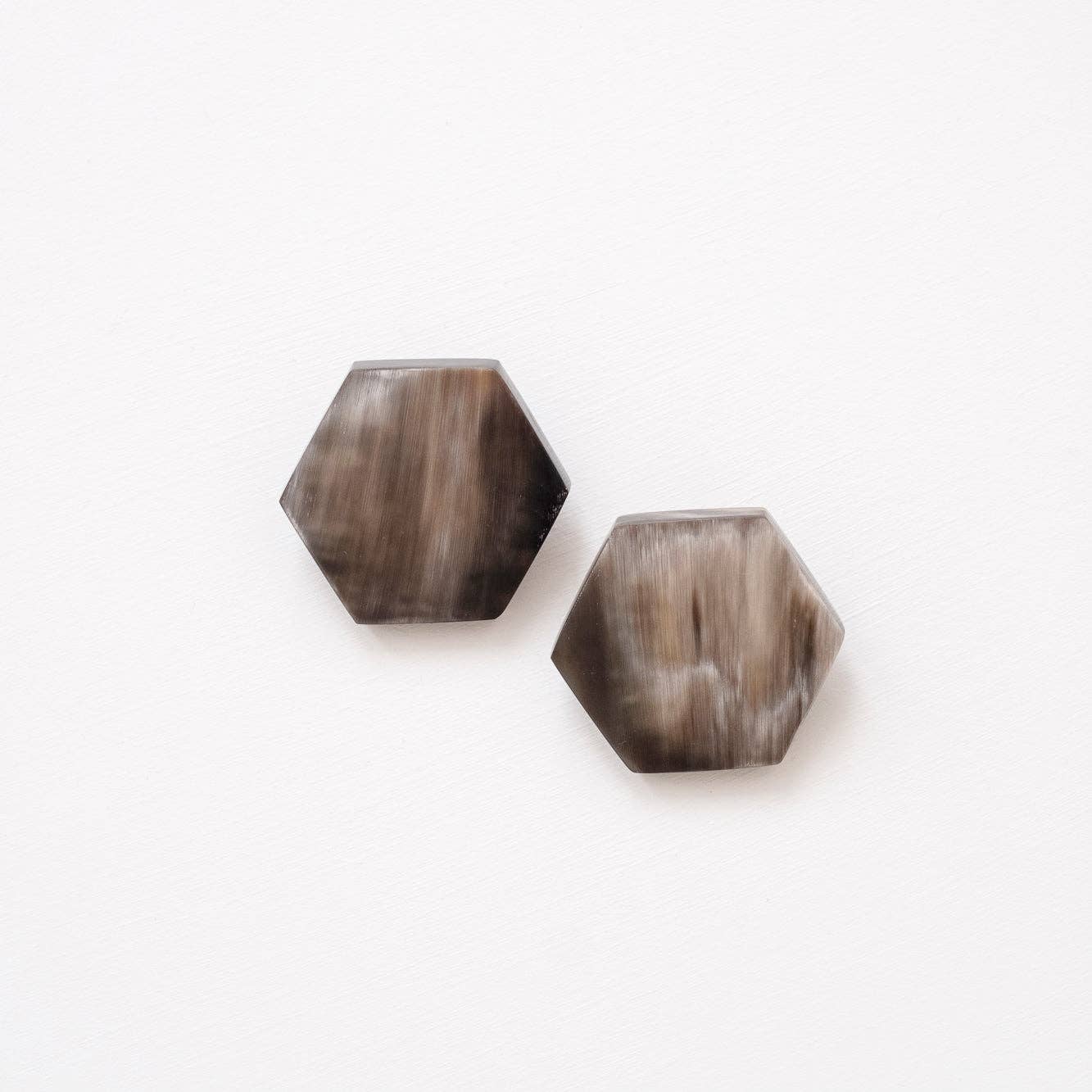 Large Honeycomb Post Earrings