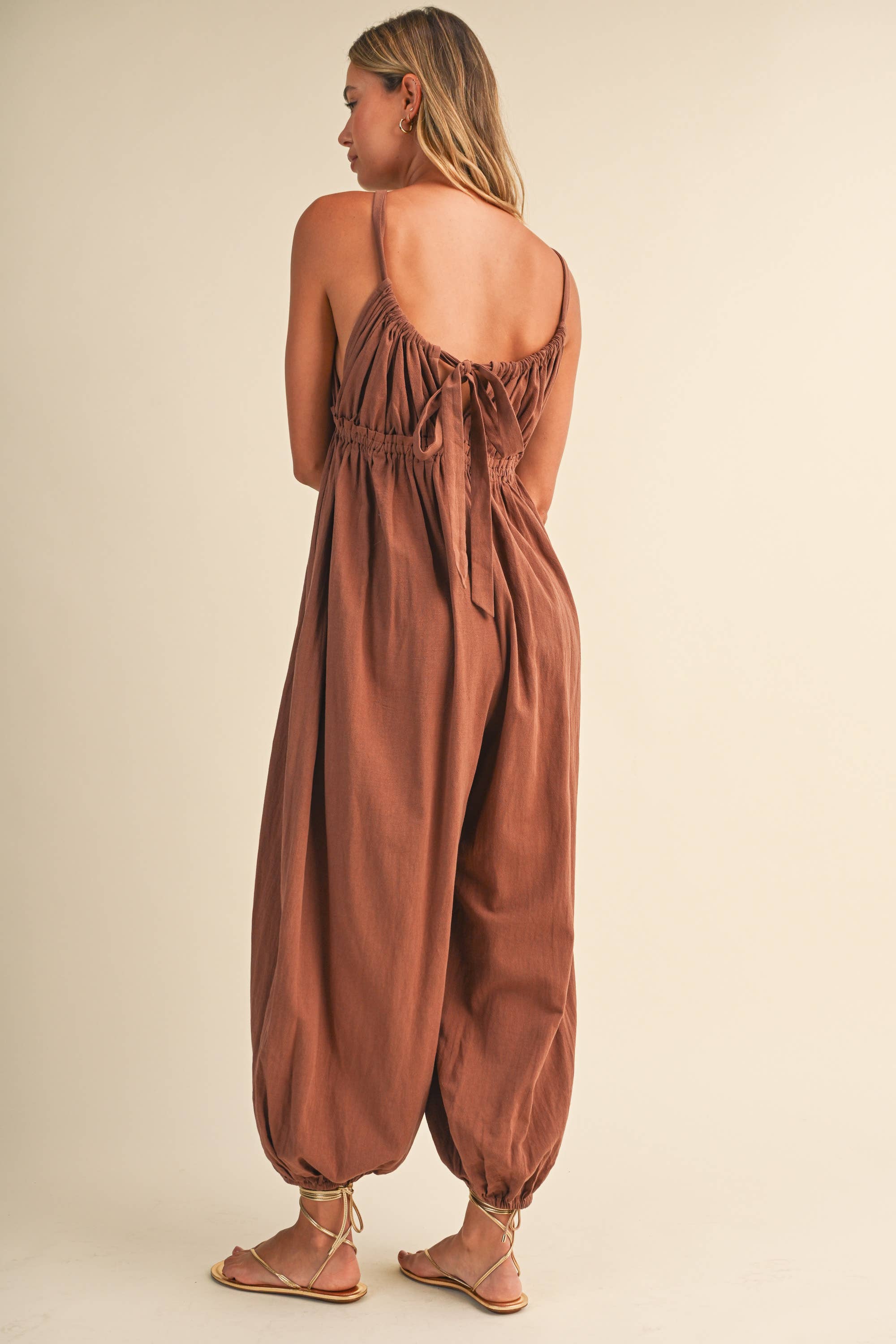 Everyday Brown Jumpsuit