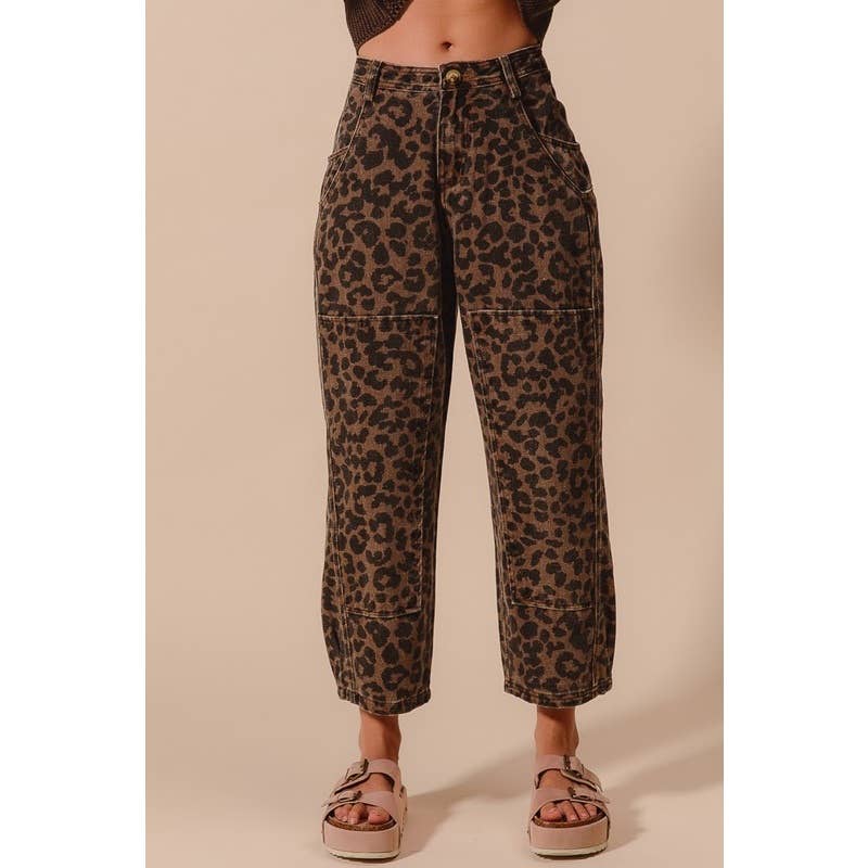 Leopard Print Pants